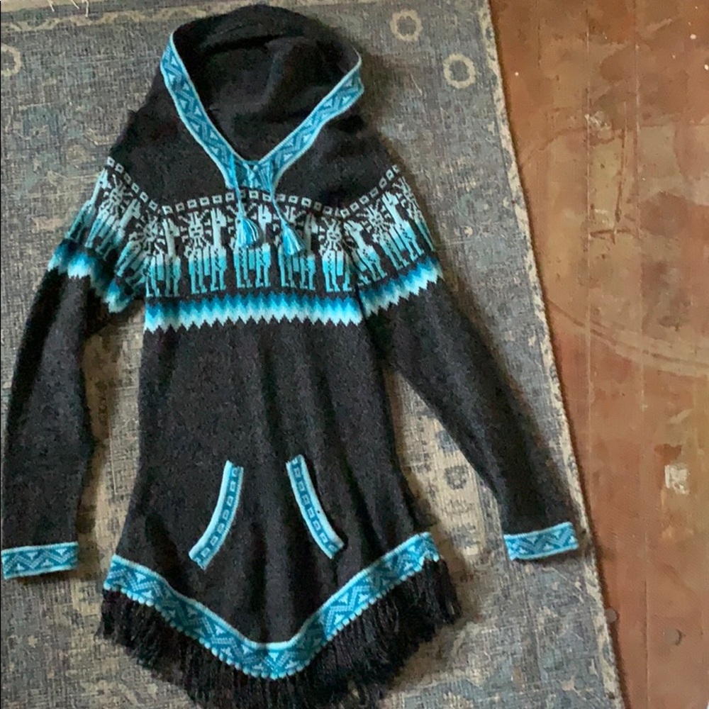 Long warm sweater